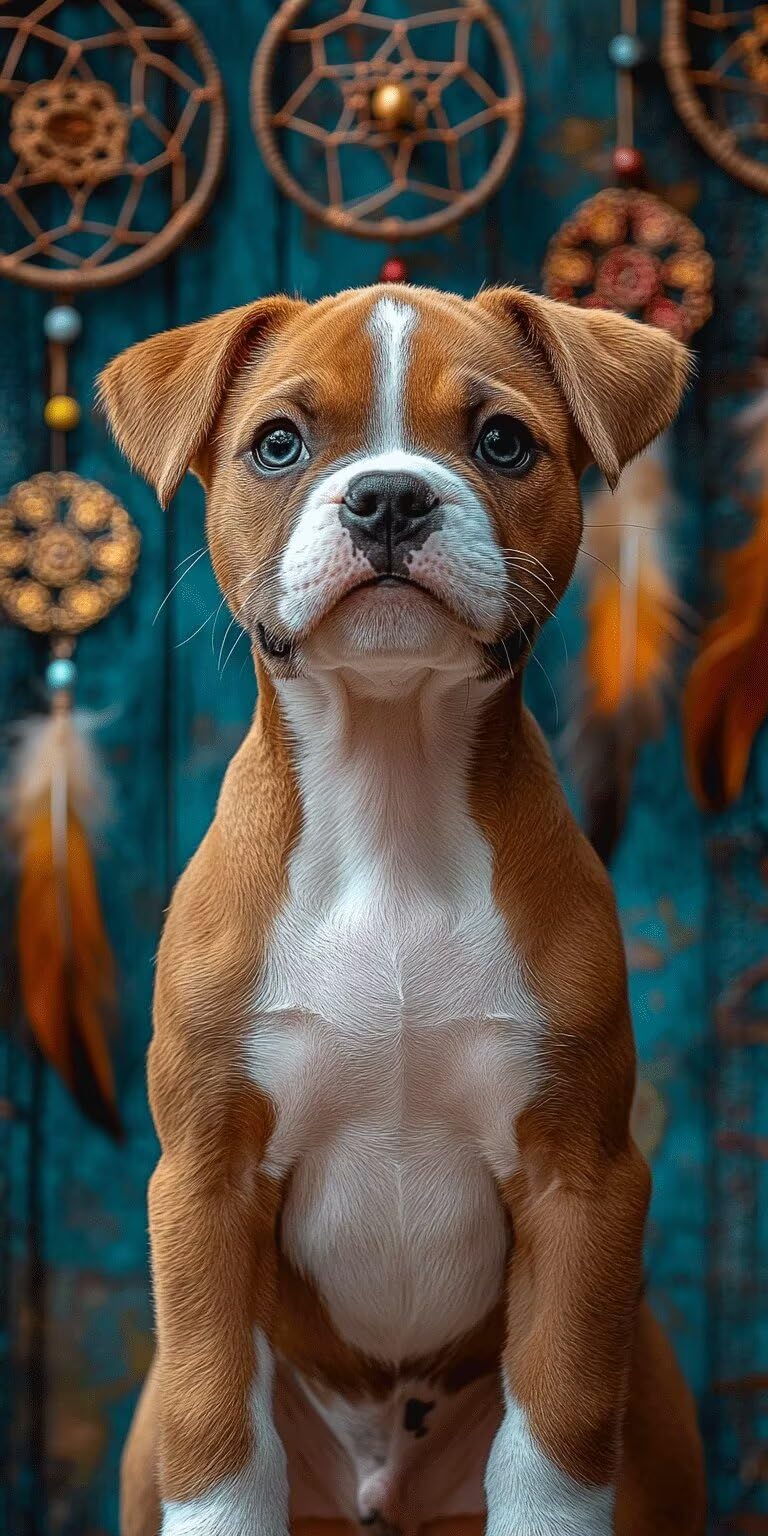 perro Pintar por Numeros 60x120cm Pintura Acrilica animal, k-103