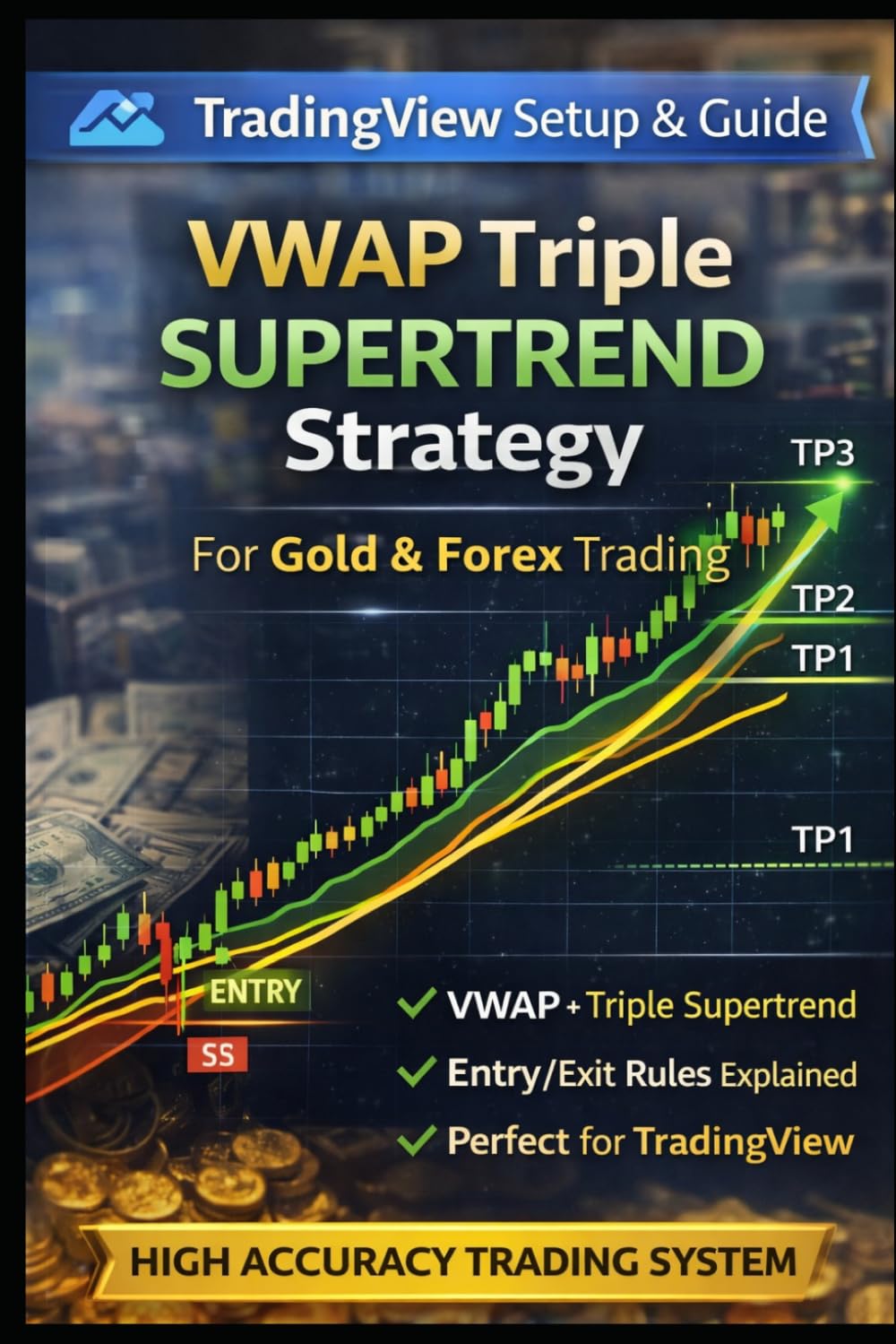 The VWAP & Triple Supertrend Trading System: Catch Clean Trends, Eliminate Bad Entries, and Trade with Confidence on Every Setup (High-Value Trading Strategy Series™)