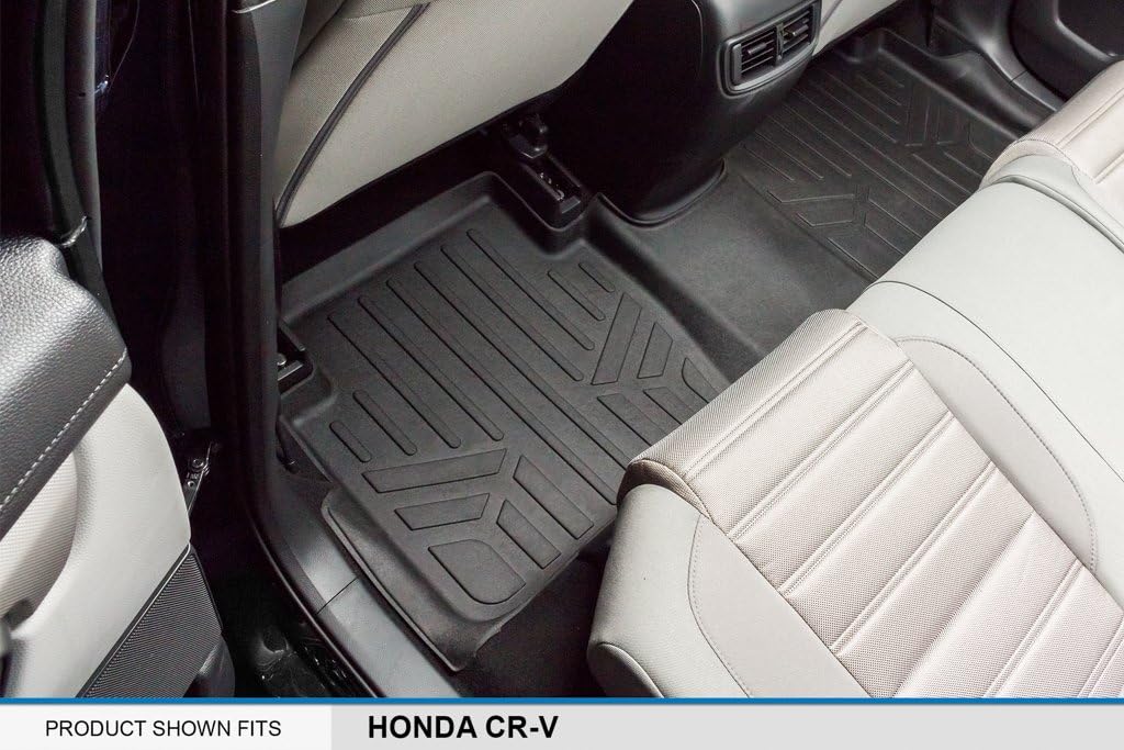 SMARTLINER Custom Fit Floor Mats 2nd Row Liner for 2017-2022 Honda CR-V