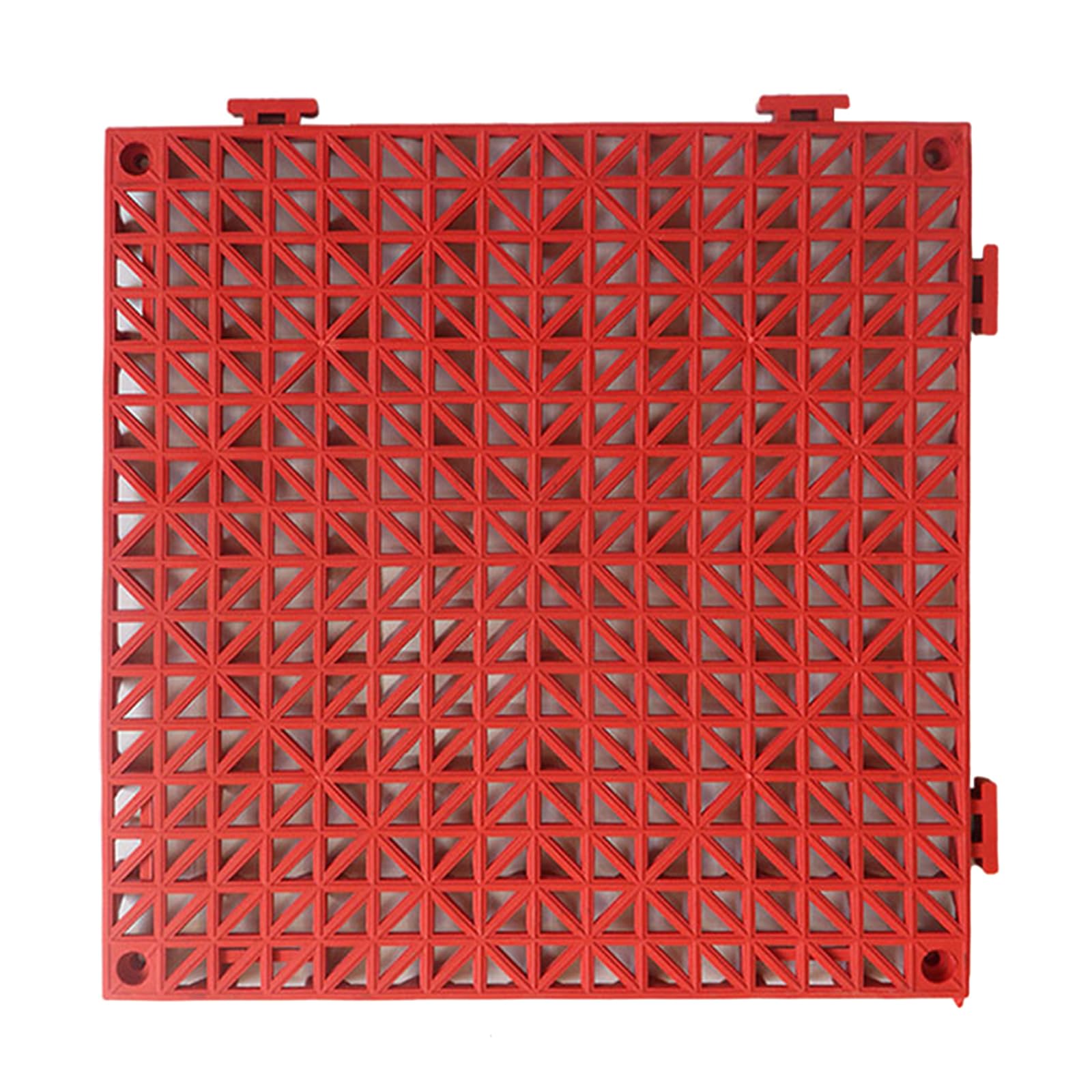 Elnwnnkc True Red Thickening 30X30cm Pvc Toilet Patchable Floor Mat Home Bathroom Shower Room Hollow Out Nonslip Mat Antislip Bathroom