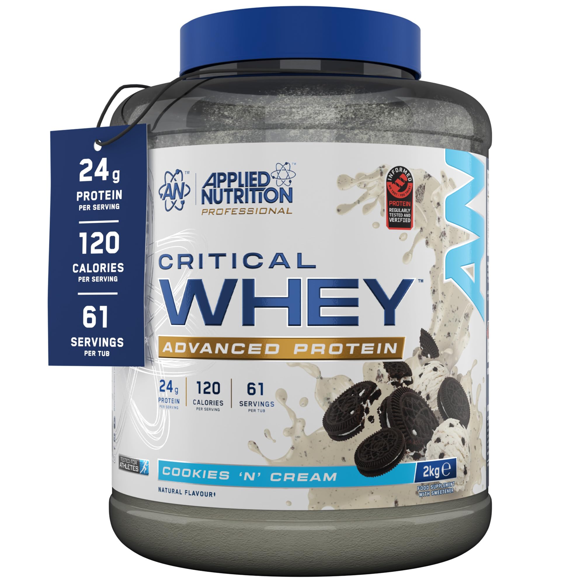 Applied Nutrition Critical Whey Protein Powder - Cookies ‘N’ Cream