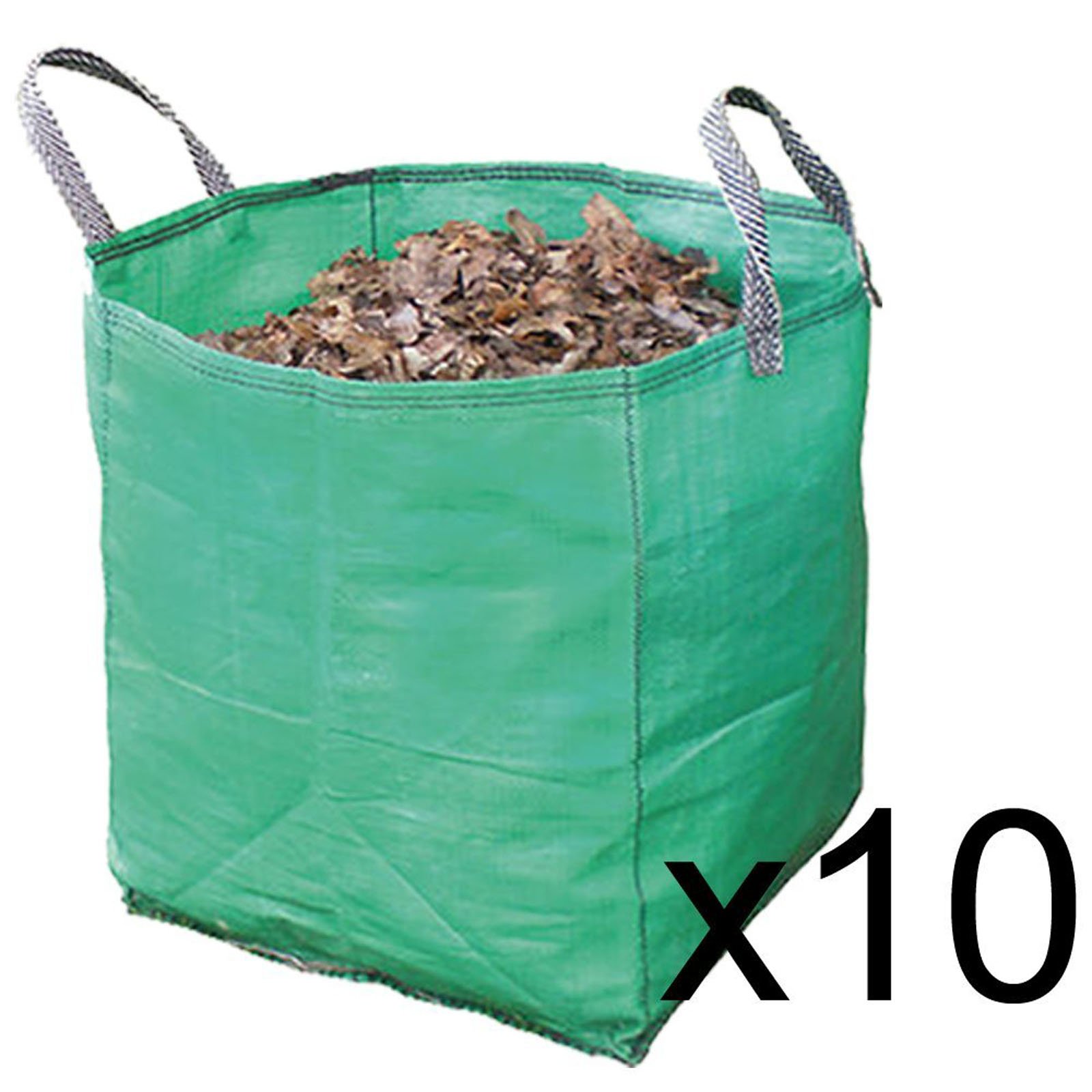 spares2go Builders Heavy Duty Schutt Sack Abfallbeutel (120 Liter, 10 Stück)