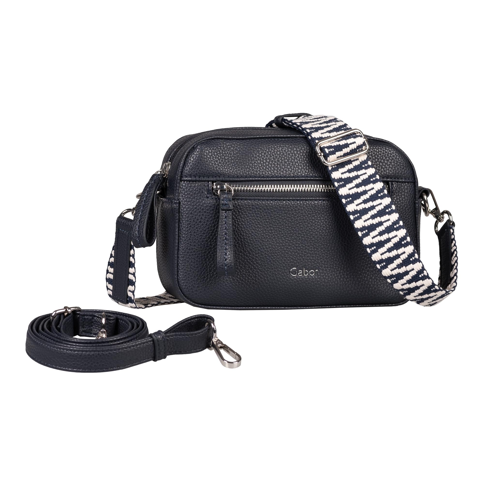 Gabor Bags Silena Women's Belt Bag Bum Bag Small Black, dark blue, 22x7x15, 004210