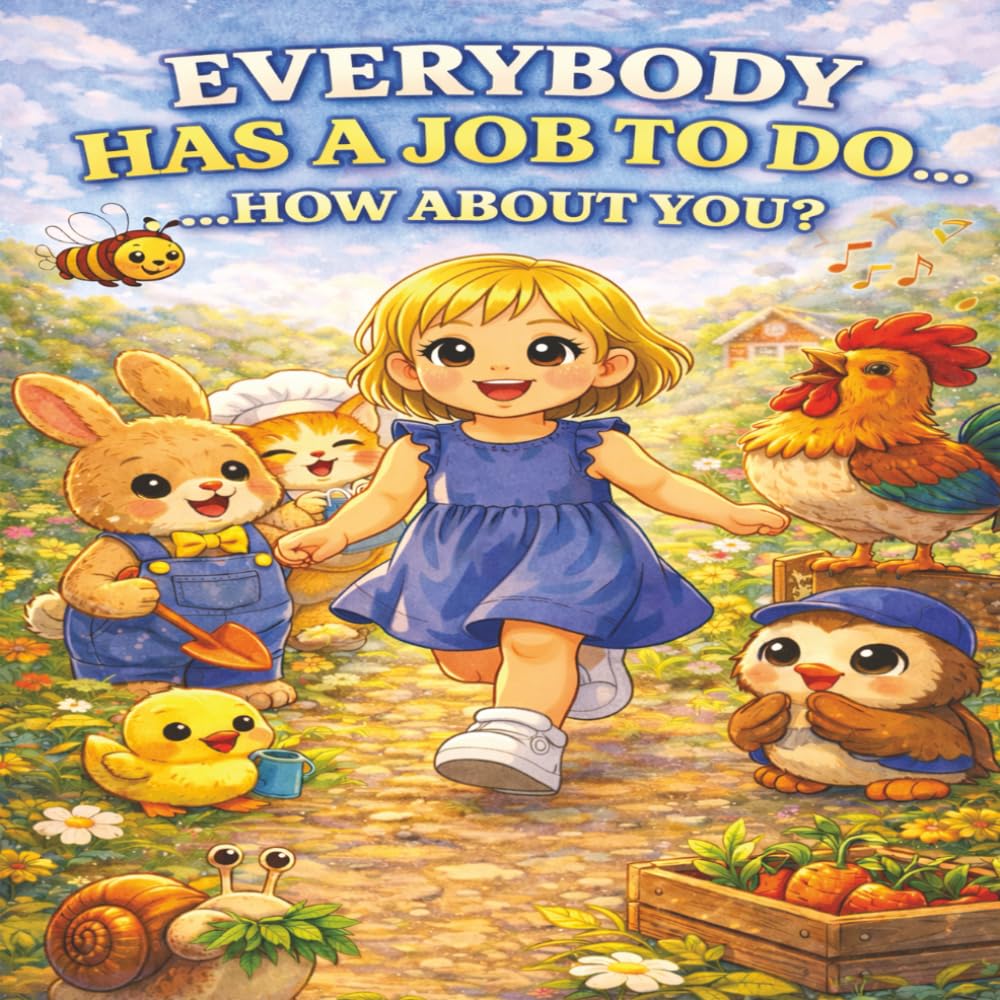 Everybody Has a Job...How About You?: Boy or Girl versions available.Also this story can be personalized to address your child. Childs cartoon ... included. see book description for details.