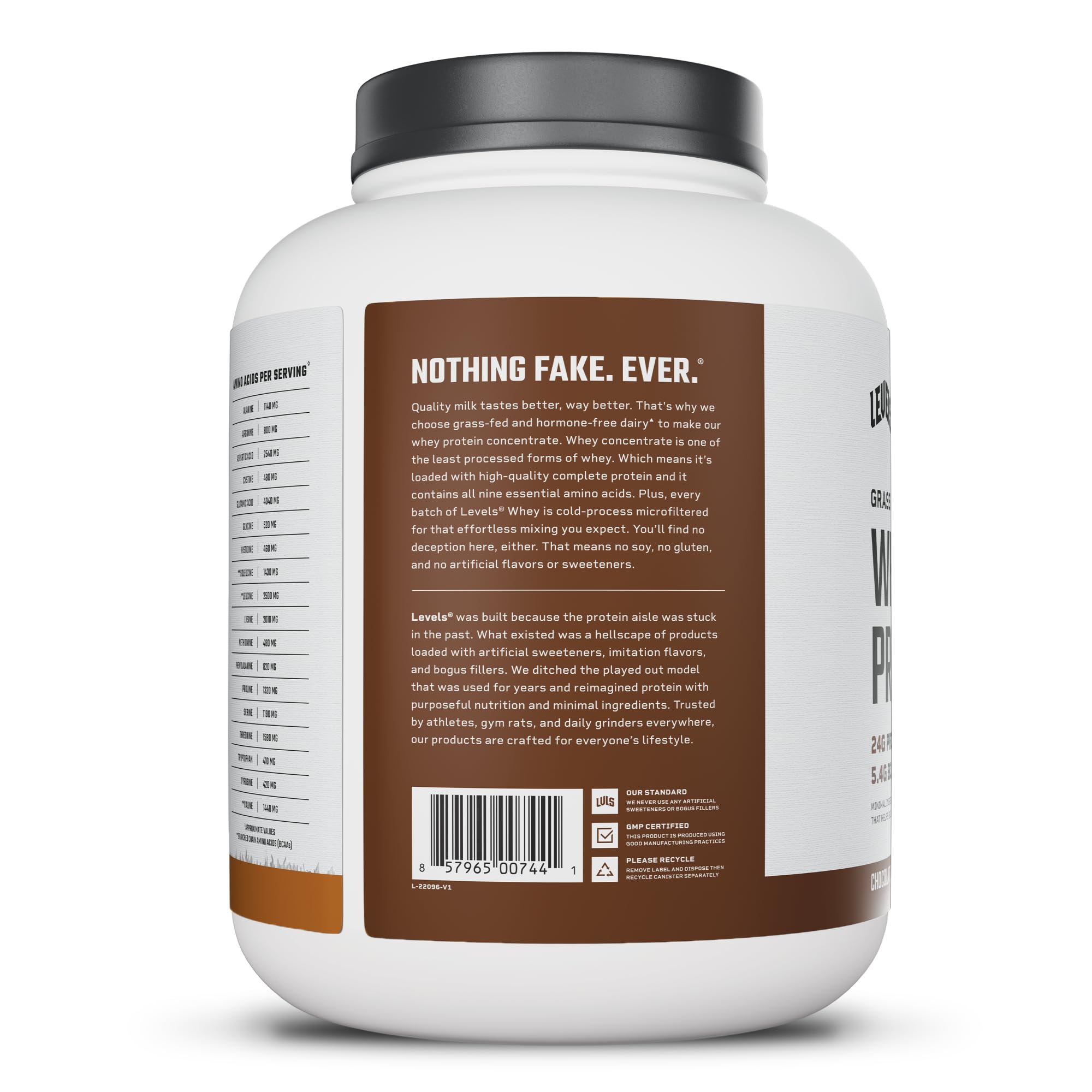 Levels Whey Protein Powder, No Artificials, Chocolate Peanut Butter, 5LB — Amazon image 9