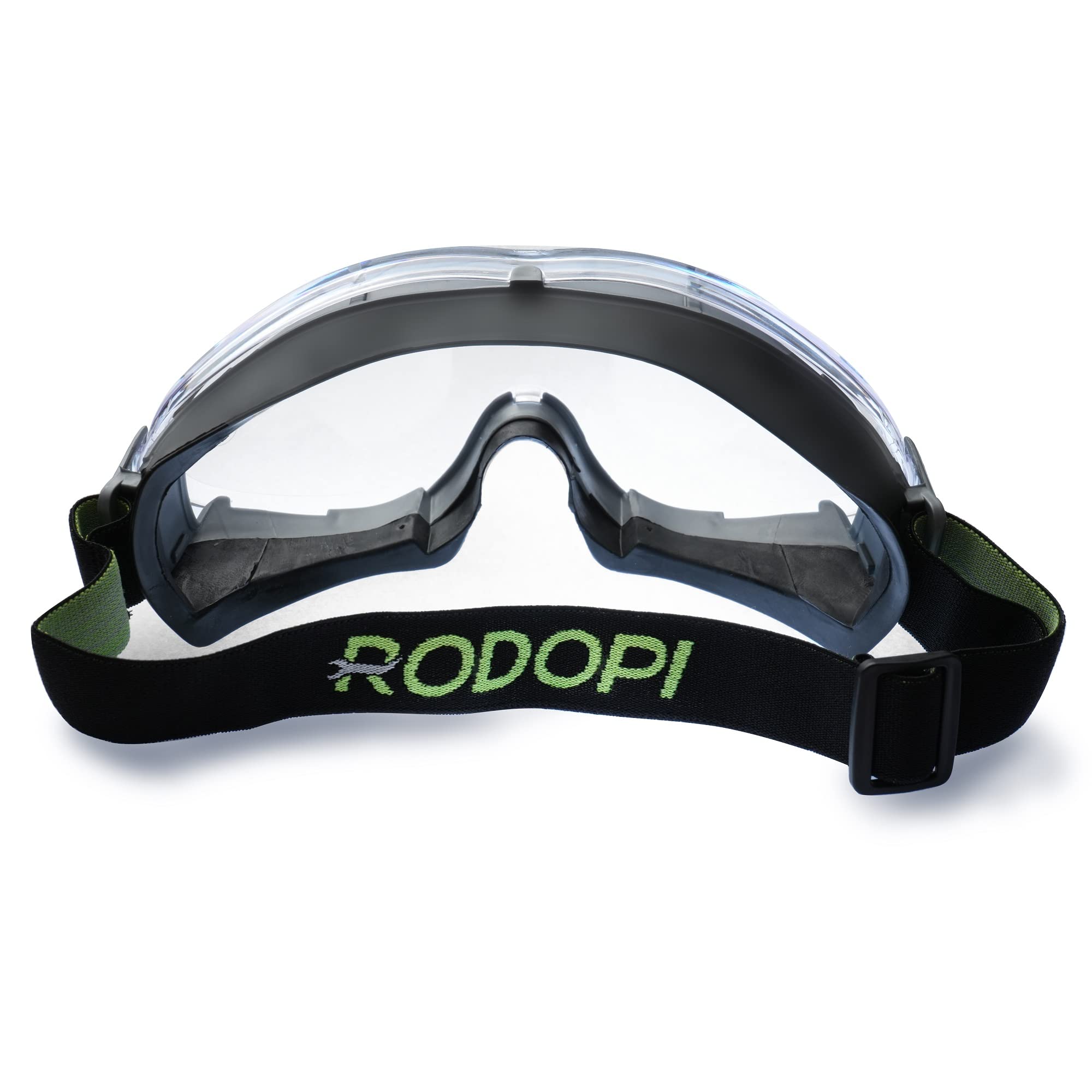 RODOPI Schutzbrille ThunderClear-X25 Anti Fog Vollsichtschutzbrille für Brillenträger EN 166 1F Arbeitsschutzbrille für Baustelle Labor Sicherheitsbrille