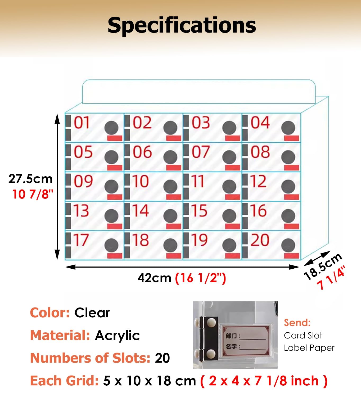 SDdPulse Secure Phone Locker Box – 4 slot trasparente acrilico nizer per studenti e uffici, perfetto per aule, esami e fabbriche – carcere per cellulare per riporre in modo sicuro, un colore - 20 slot