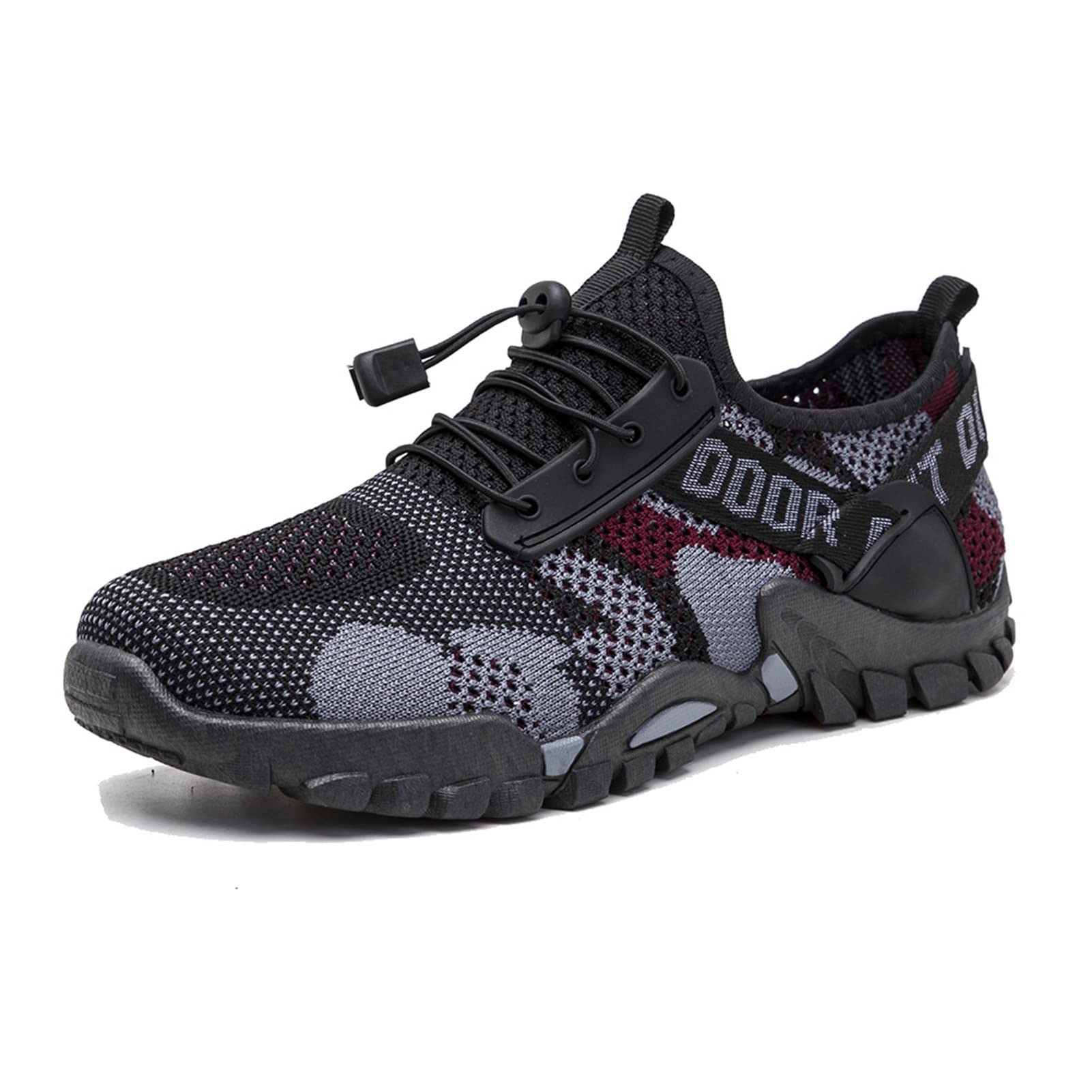 Exterior Zapatillas,Verano Secado Rápido Ligero Senderismo Zapatos de Agua,Confortable Respirable Agua Navegar Zapatos Descalzos,Anti-Deslizante Zapatillas de Ciclismo