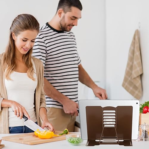 Miniatura 3 de Soporte de libro de metal ajustable para lectura