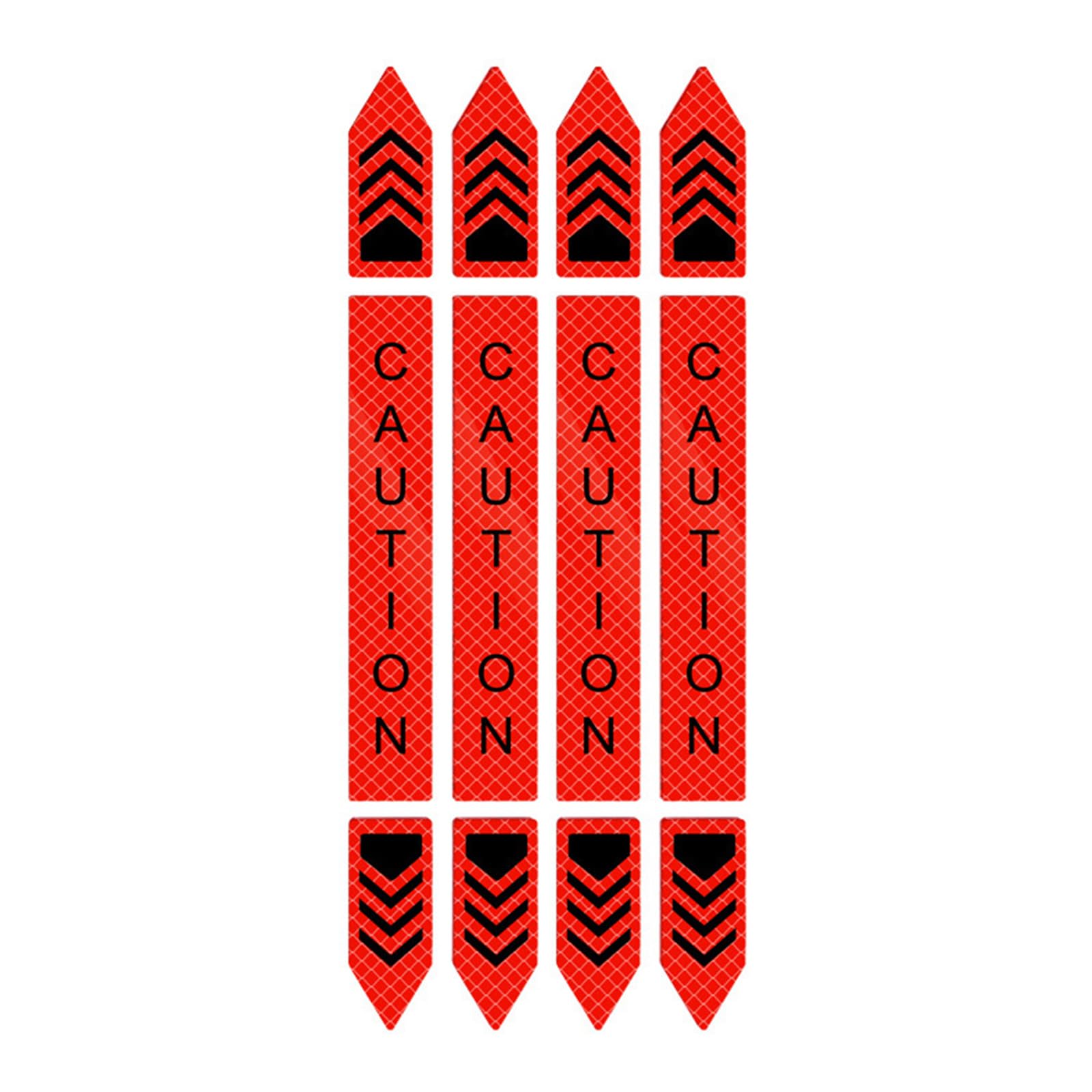 Uprgades Nighttime Car Door Reflective Strips Decorative Stickers Car Door Stickers for Driving Awareness High Visibility