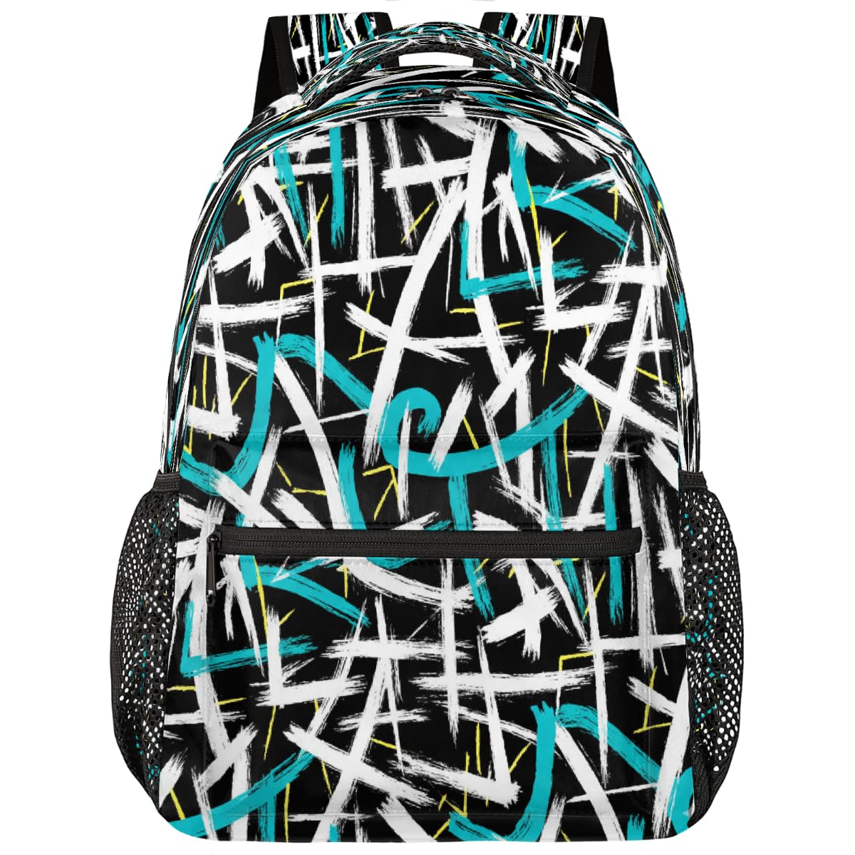 Mochila escolar graffiti para portátil de 15.6 pulgadas de estudiantes 8
