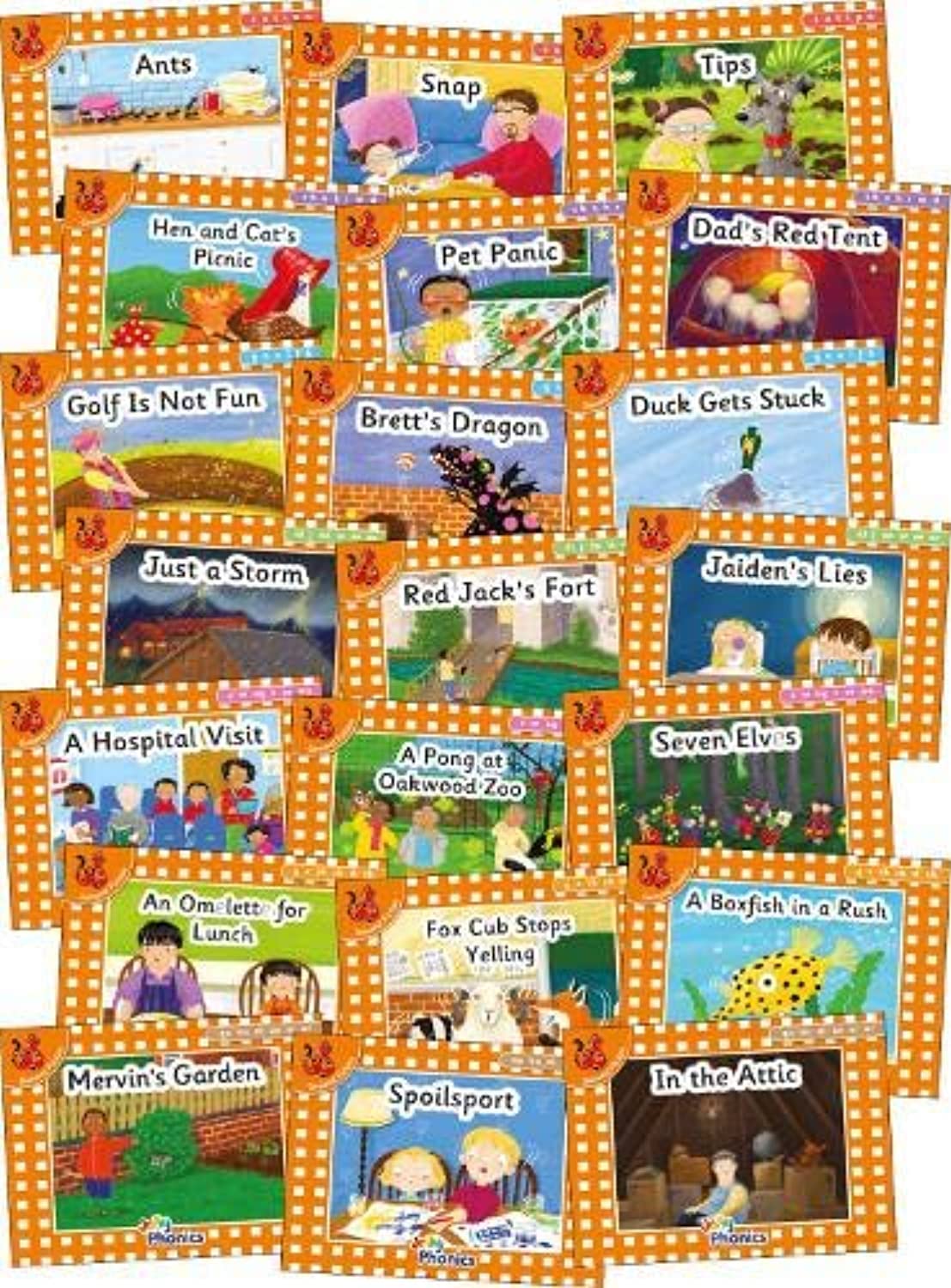 Jolly Phonics Orange Level Readers Complete Set: in