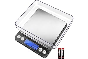 Fuzion Balanza Digital, Balanza de Joyería con 500g / 0.01g, Escala Ultra...