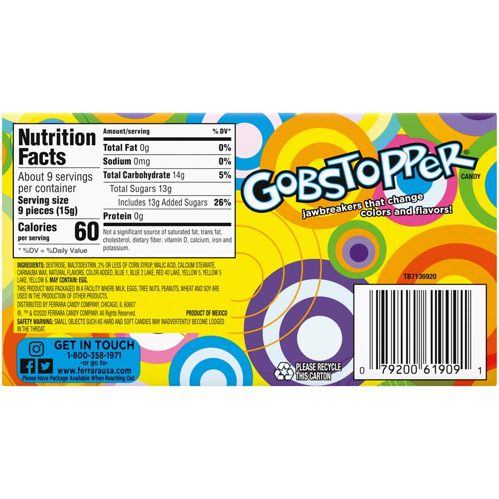 Buy Everlasting Gobstopper Candy Jawbreakers Hard Candies Assorted