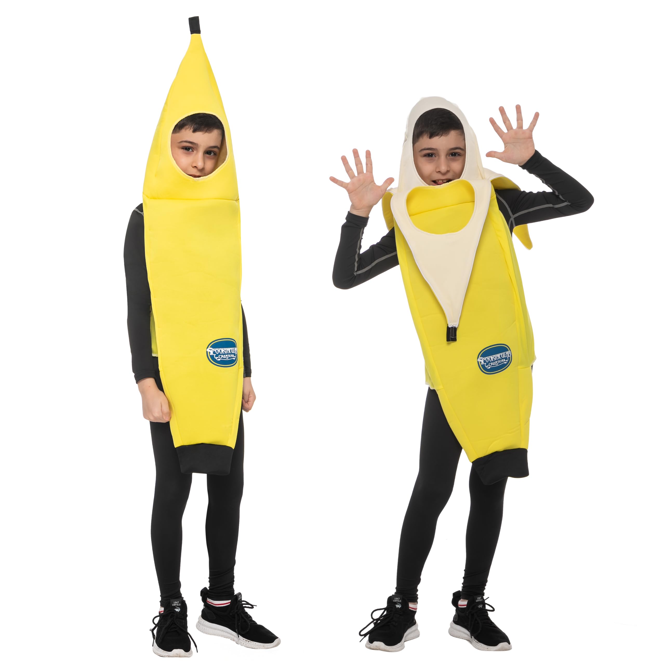 Spooktacular Creations Halloween Child Unisex Banana Costume for kids (Medium (8-10yr))
