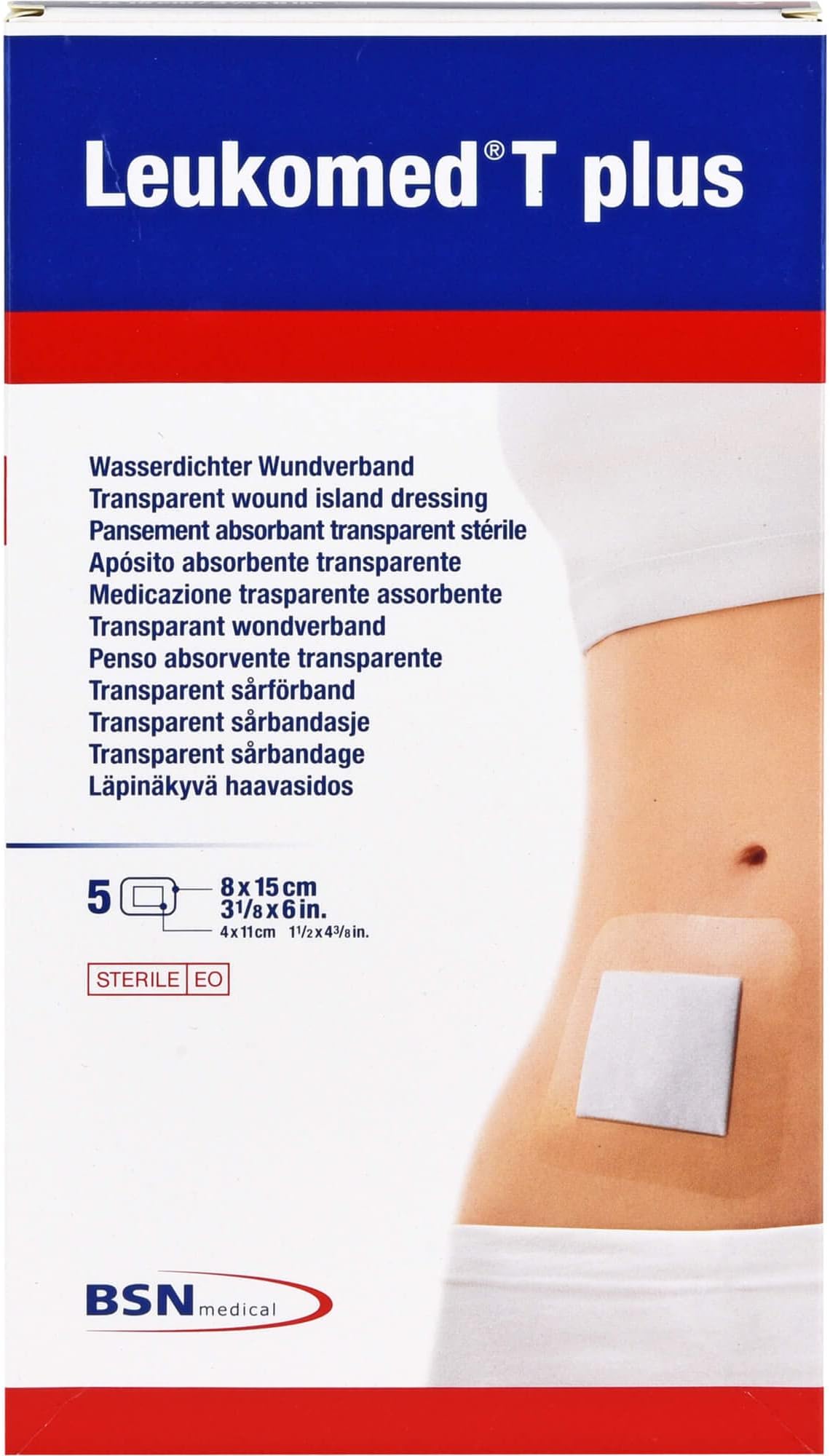 Leukomed T Plus 5 Large Size Transparent Wound Dressings