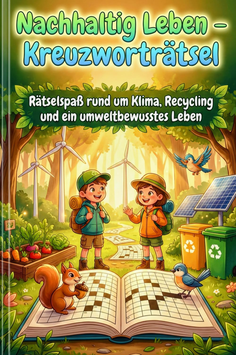 Nachhaltig Leben – Kreuzworträtsel: Rätselspaß rund um Klima, Recycling und ein umweltbewusstes Leben