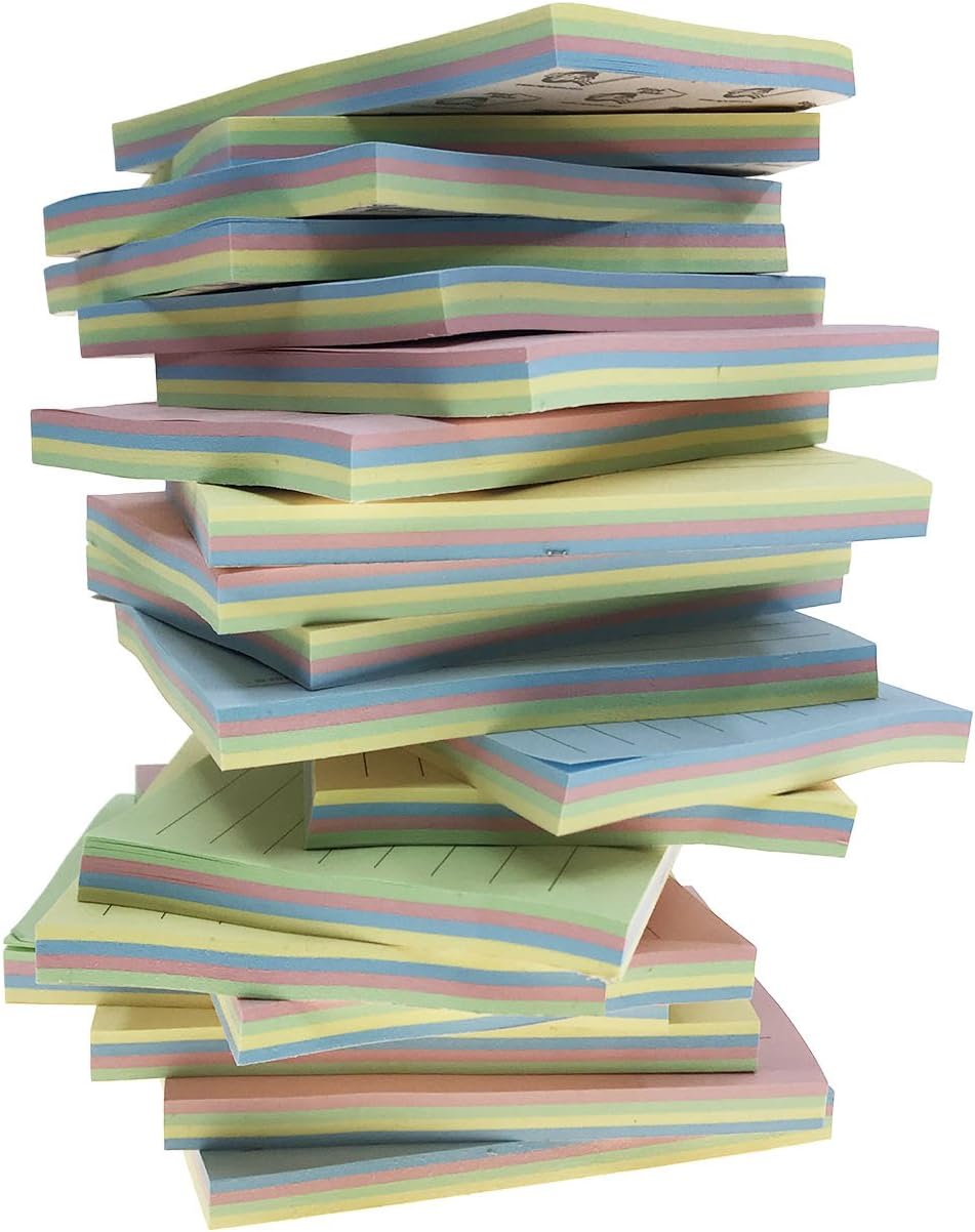 Peanuts Character Snoopy Colorful Sticky Notes,3.95 in x 2.95 in, 20 Pads/Pack, 80 Sheets/Pad,YS-81 (Rectangle, 20 Pads)