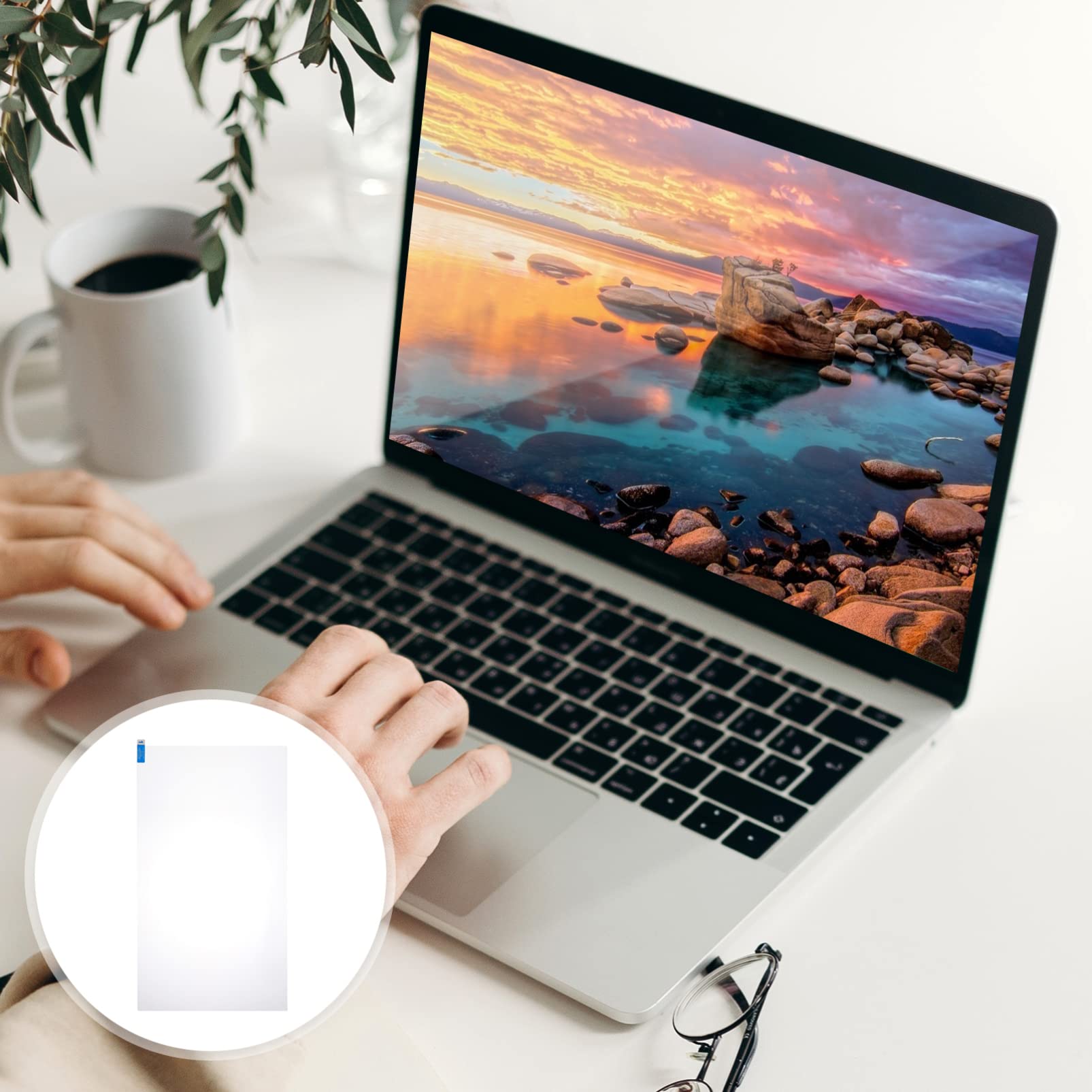 Artibetter Laptop Displayschutzfolie 15, 6 Zoll aus Gehärtetem Glas
