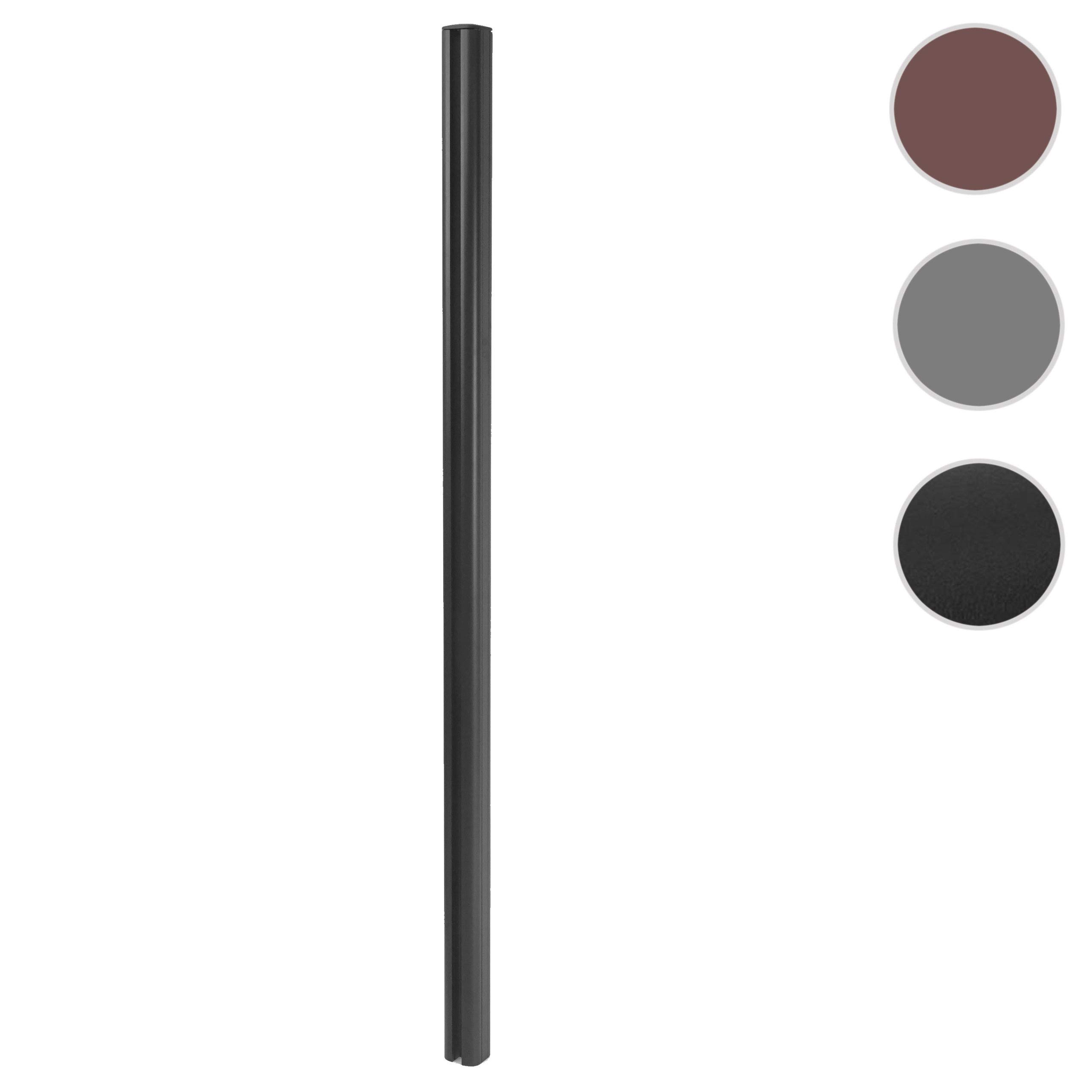 Mendler Aluminiowe słupki Sarthe-WPC ogrodzenie, słupek słupkowy, system wtykowy - 240 cm, antracyt
