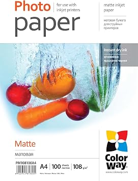 Colorway PM190050 A4 Matte Photo Paper