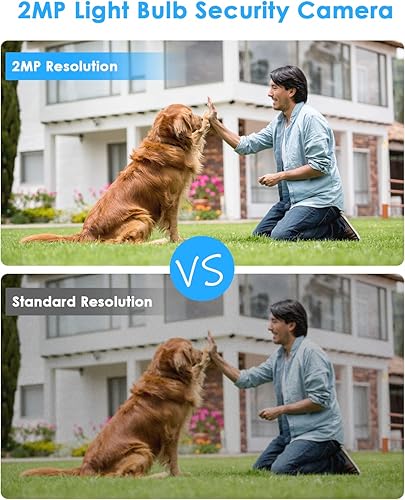 Miniatura 3 de OFYOO Cámara de seguridad inalámbrica para interiores y exteriores, 2.4G, WiFi, cámaras de seguridad para la seguridad del hogar, cámara panorámica