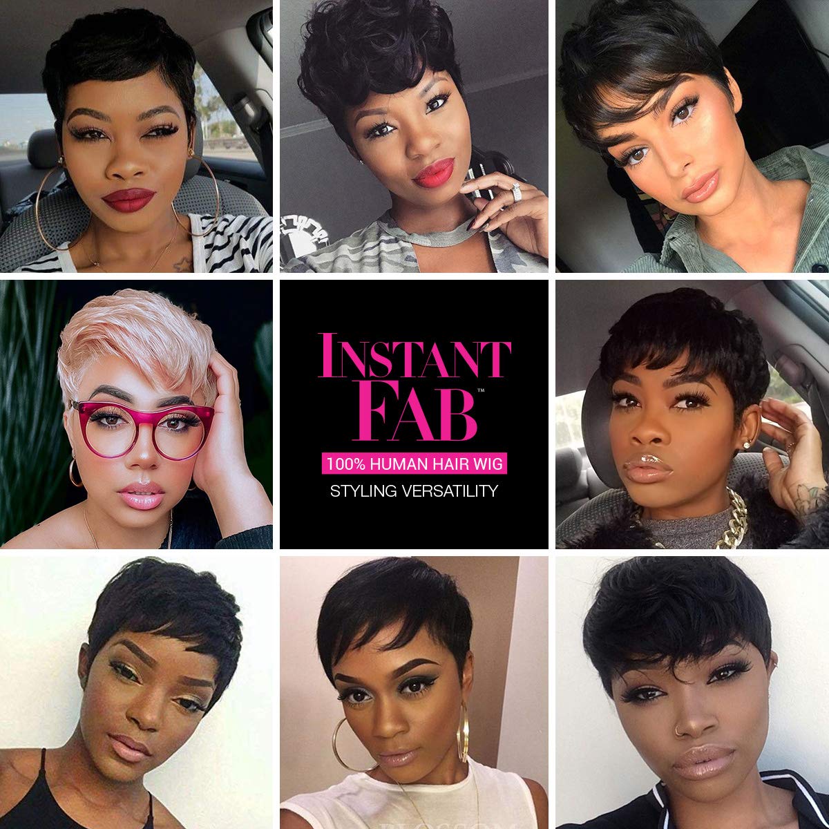 Pixie Cut Wig Human Hair for Black Women 4# Brown Short Wigs for Black Women Pixie Cut Wigs for Black Women Human Hair Wig Short Layered  main image 3