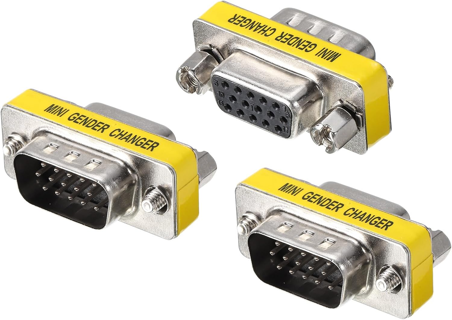 Amazon.co.jp uxcell VGAカプラー VGAジェンダーチェンジャーコネクター 15ピンメスからオスへのVGAアダプター変換