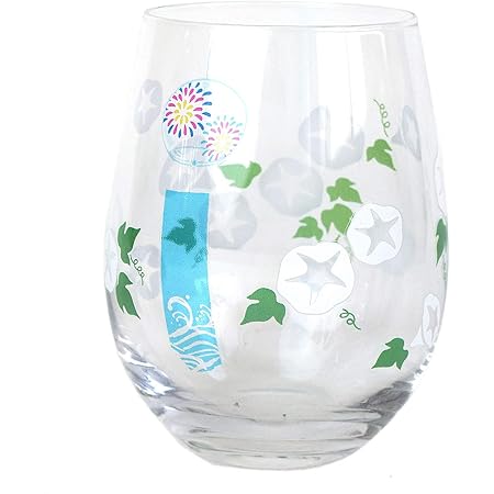 Amazon 温度で色が変わるグラス 冷感 涼感 500ml 朝顔 箱入り 日本製 タンブラーグラス オンライン通販