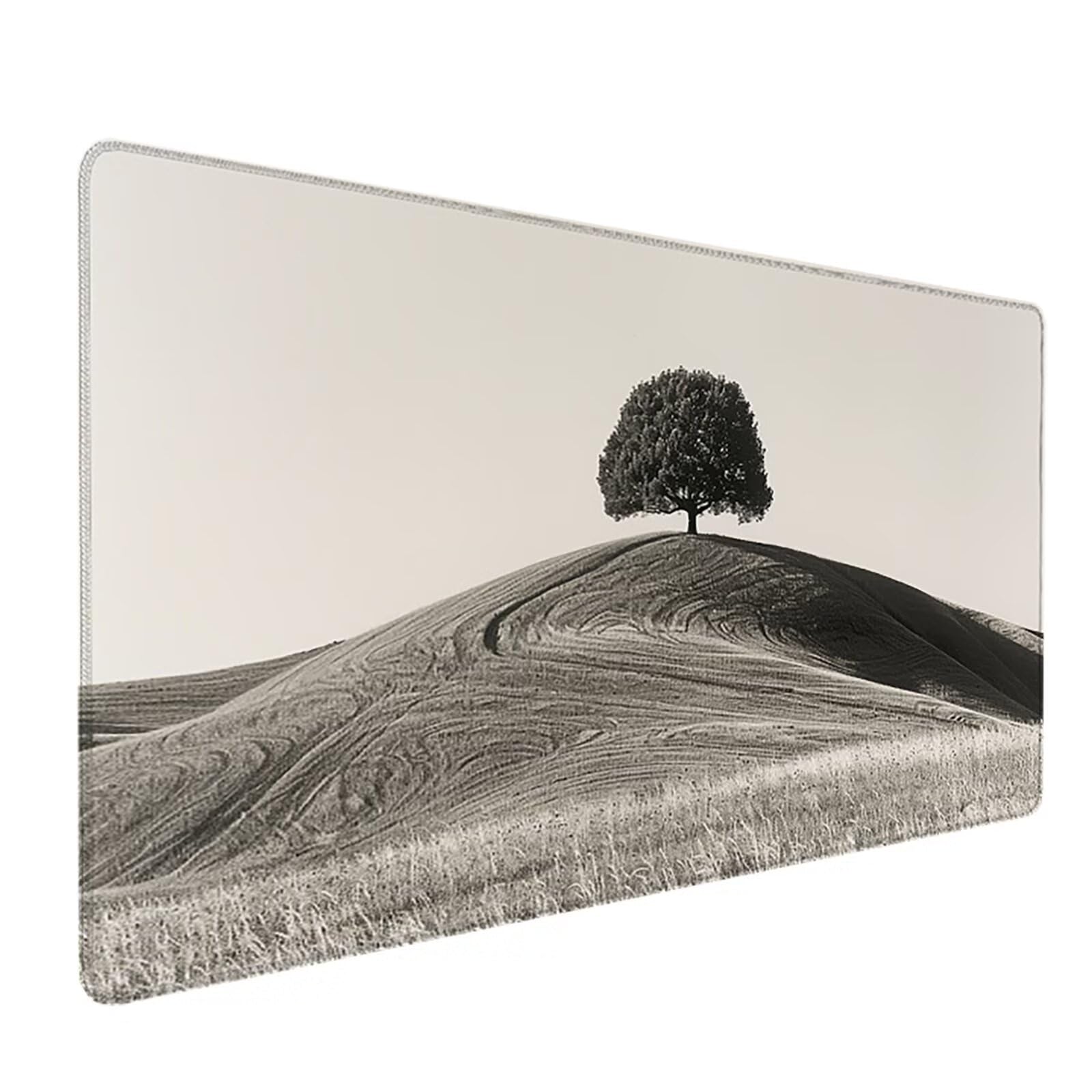 áRbol Alfombrilla Ratón Gaming XXL 1500 x 800 mm, Alfombrilla Gaming Negro Mousepad con Base de Goma Antideslizante, Impermeable Desk Mat para Teclado y Raton, Accesorios Gaming Regalos de Hombre E-R