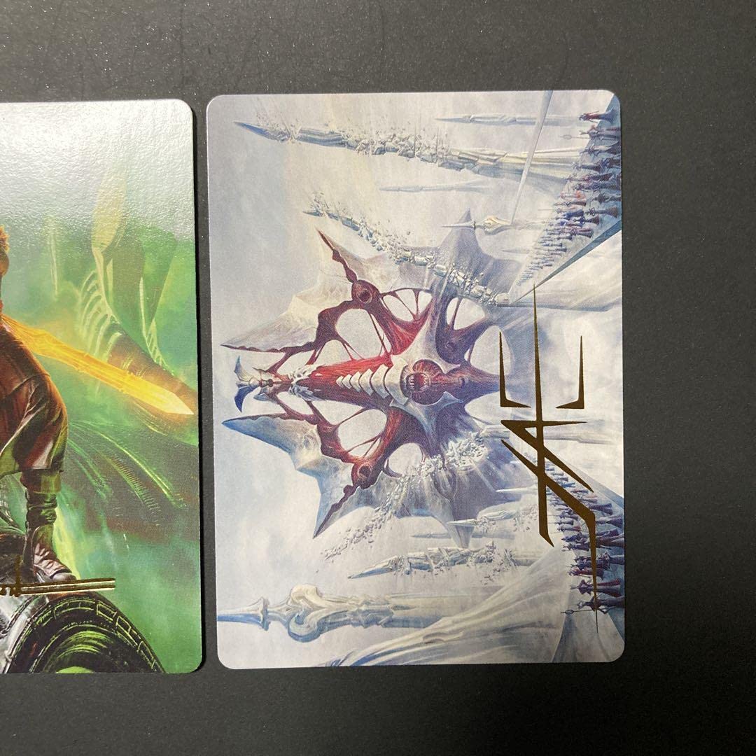 mtg 非売品　ポスター　5枚セット Amazon.co.jp: MTG エリシュノーン イラストコレクション金箔2枚、ミニ