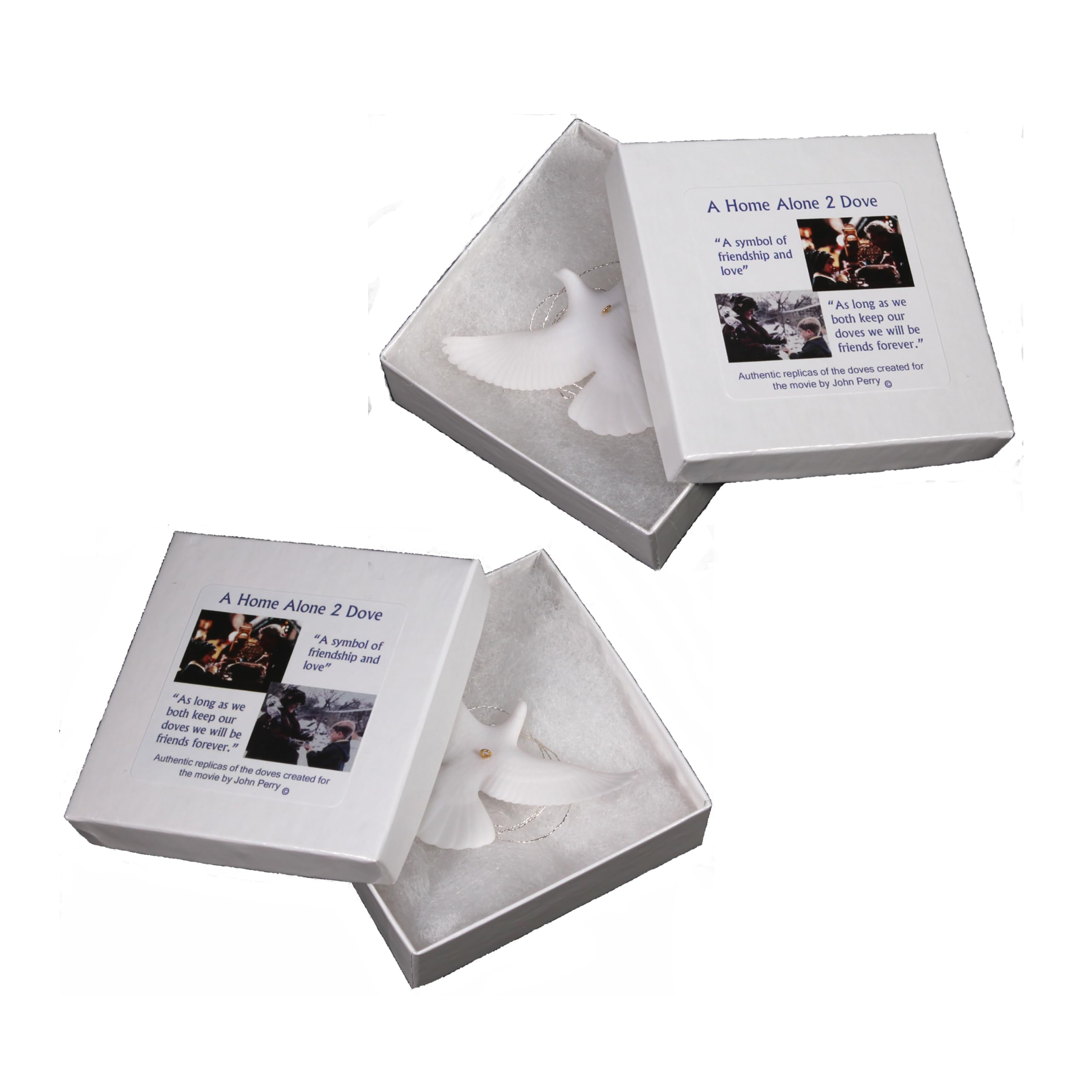 Home Alone Turtle Doves Two Box Version Authentic replicas by John Perry who Created The Originals for The Movie.