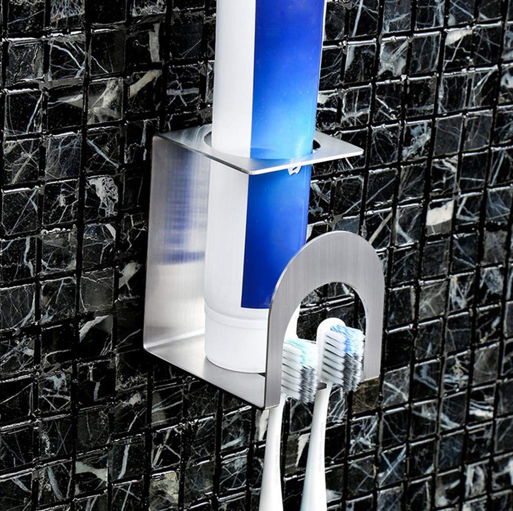 WAYASI Porta Spazzolino da Muro, Portaspazzolino Elettrico, Porta Dentifricio, Porta Spazzolini Bagno, Porta Testine Portaspazzolini, Autoadesiva Porta Spazzolini Elettrici (Argento, Piccola WAYASI Porta Spazzolino da Muro, Portaspazzolino Elettrico, Porta Dentifricio, Porta Spazzolini Bagno, Porta Testine Portaspazzolini, Autoadesiva Porta Spazzolini Elettrici (Argento, Piccola