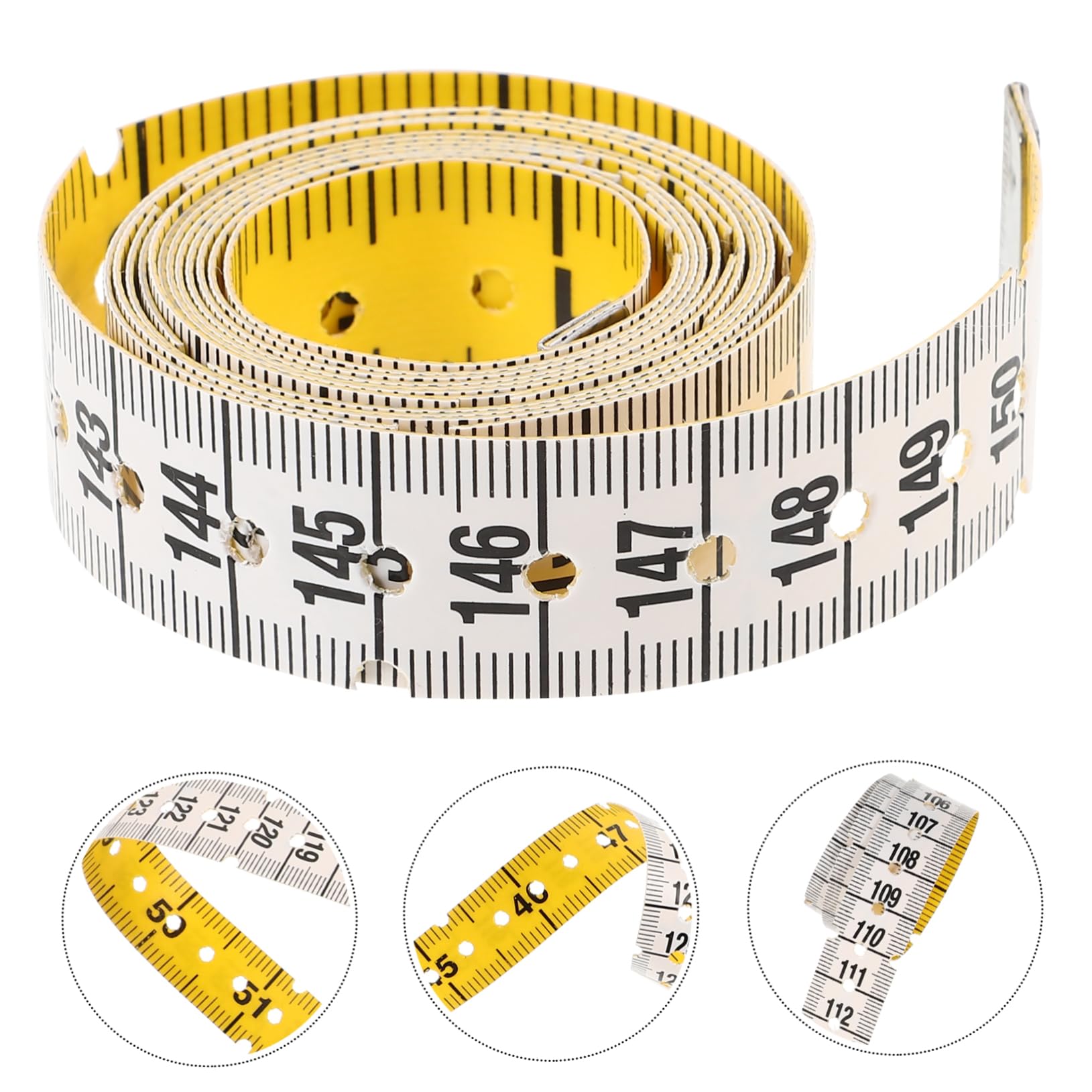 FOYTOKI Blind Soft Ruler Blind Measuring Tool Braille Learning Tape Braille Learning Aid Tactile Ruler Braille Measuring Equipment Blind Measuring Supply. Tactile Measuring Supply
