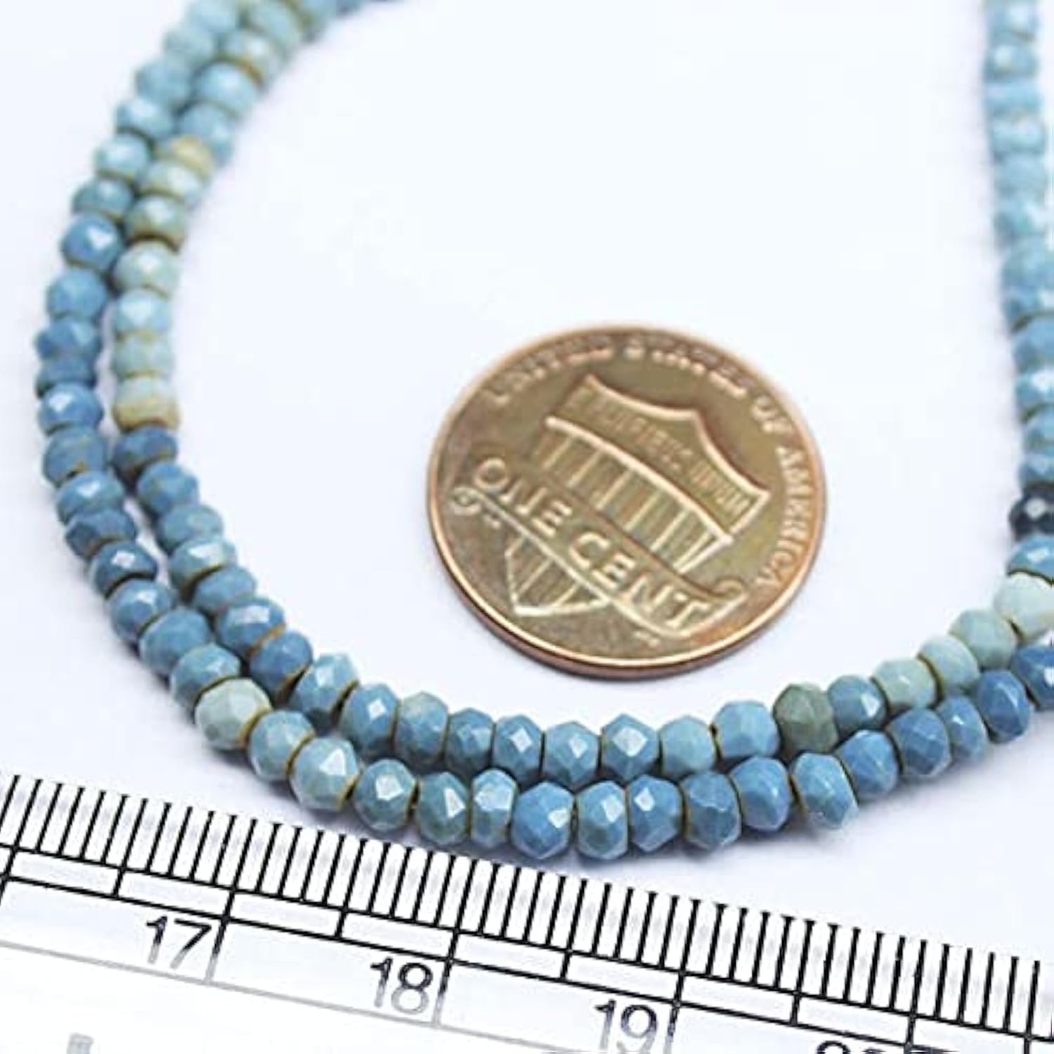 Perles rondelles opale bleue pour créer vos bijoux d'été personnalisés