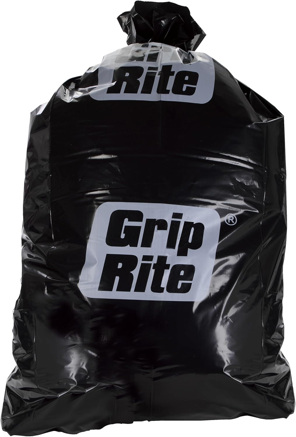 Grip-Rite GRHDC55BAG20 Heavy Duty Black Contractor Bag 55 Gallon 38" x 58", 20 Count