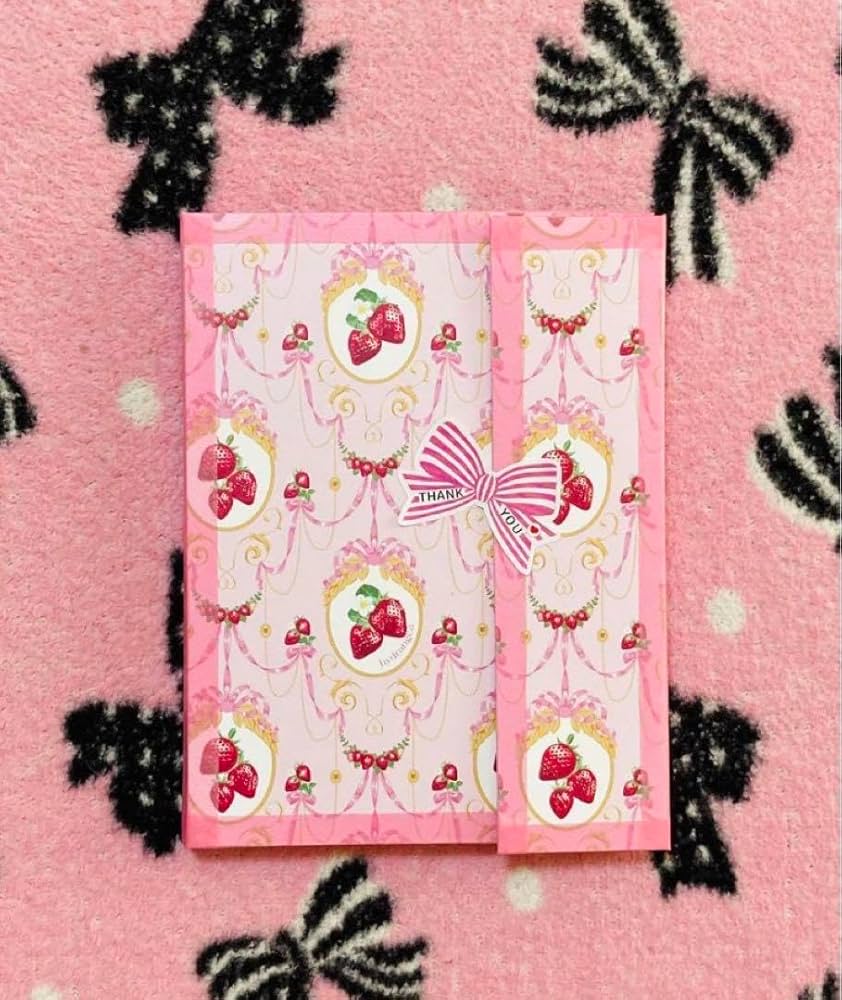 Amazon.co.jp: かわいい文房具 おすそ分け ファイル イチゴ チェリー 