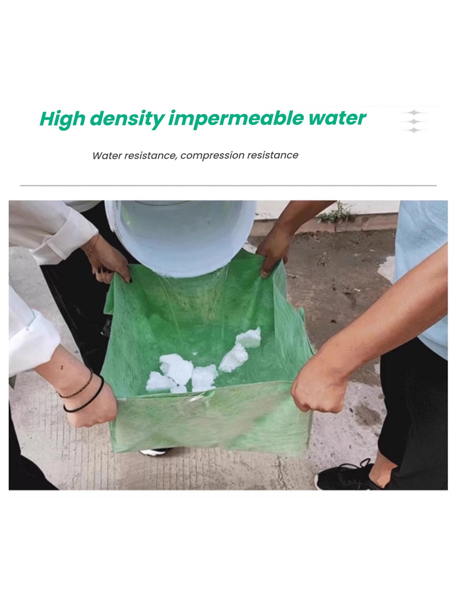 Membrana de tela de polietileno desacoplable de 1,2 x 8,6 m, impermeabilizante, para bañeras, duchas, paredes, suelos