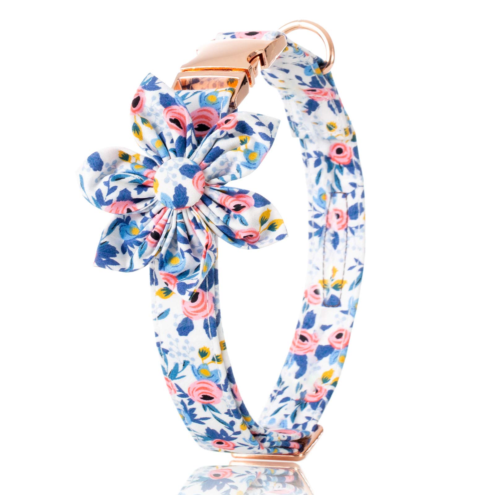 Zibuyu 3 Pcs Adjustable Floral Prints Dog Belt Dog Collar Set For Small Puppy With Flower Ties And Bow-Knot(Size: M 12 Inches-20 Inches),Multi (B0BLQ2JBP6) Amazon Price History, Amazon Price Tracker