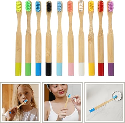 Miniatura 7 de Healvian Cepillo de dientes para niños, cepillo de dientes resistente al desgaste, cerdas suaves, cepillo de dientes creativo, cepillo de dientes