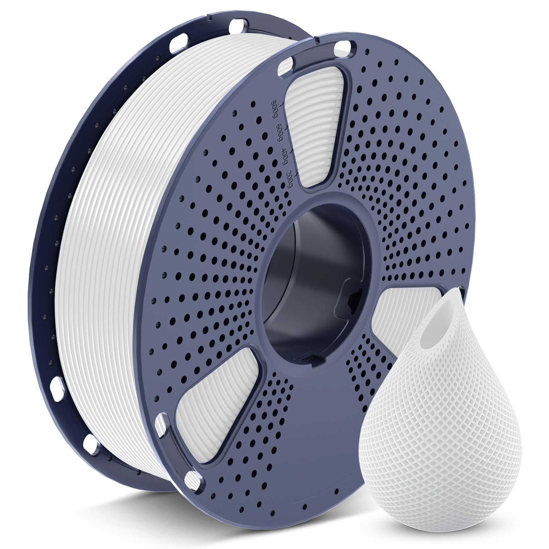 SUNLU 3D Printer Filament PETG Filament 1.75mm, Less Stringing Good Layer Adhesion High Toughness, PETG Filament 1.75 ±0.02mm, 1kg Spool(2.2lbs),