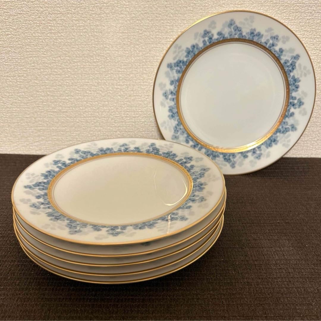 大倉陶園　リミテッドエディション　金彩　花柄　デザートプレート　20cm 大倉陶園 リミテッドエディション 金彩 花柄 デザートプレート 20cm