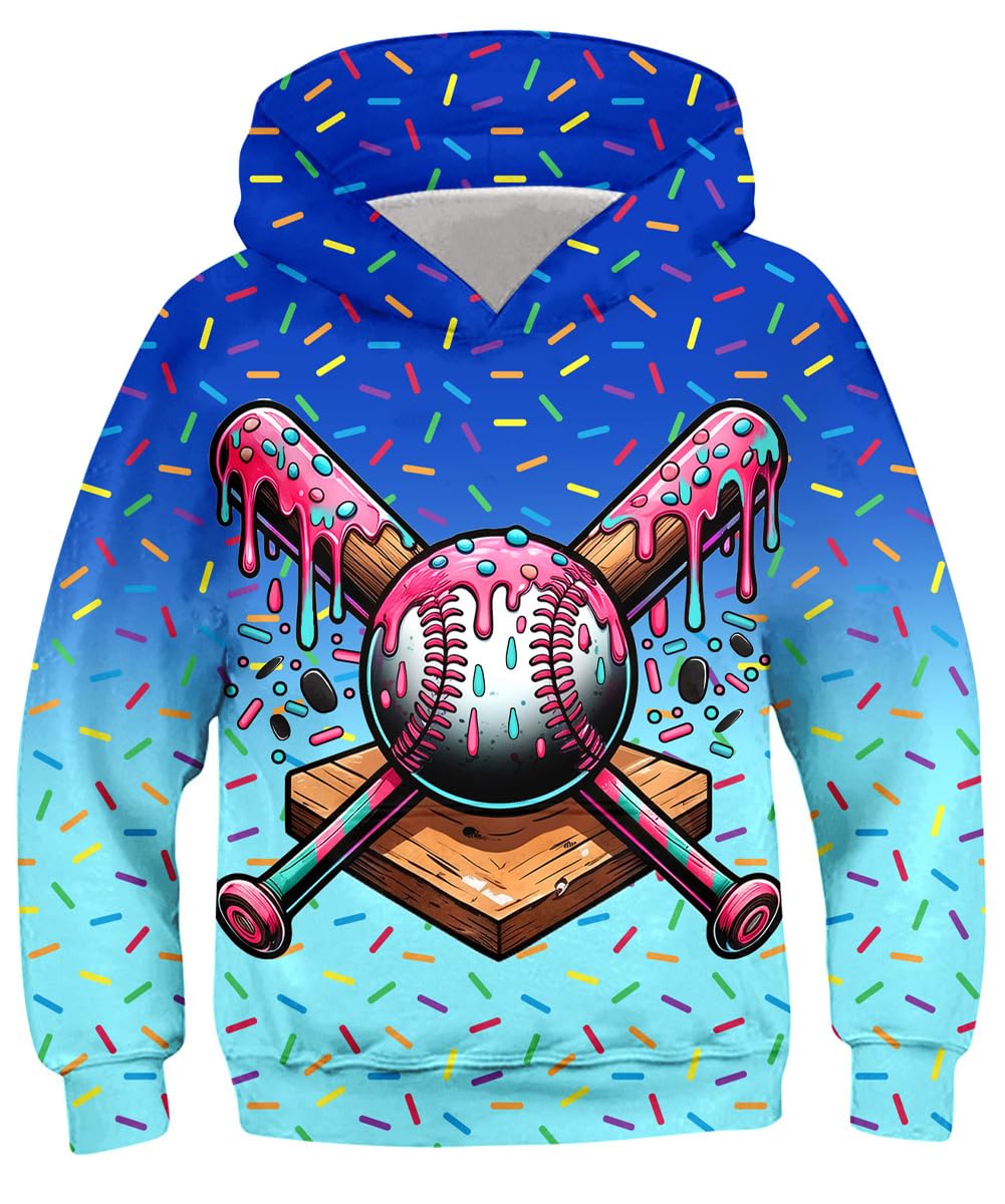 Lovekider Boys Hoodie Kids 3D Print Graphic Pullover Sweatshirt 6-16 Years