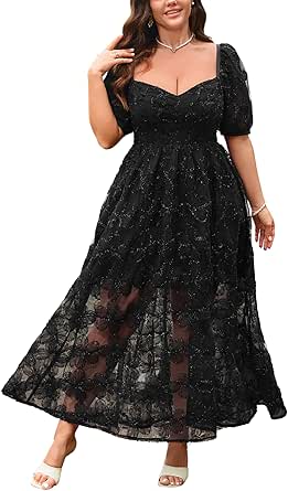 Amazon.com: Lace Dresses for Women Wedding Guest Cocktail Semi Formal ...