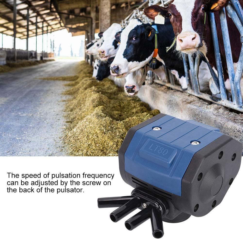Pulsatore di Mungitura, Pulsatore Pneumatico, Pulsatore Pneumatico Universale per Mungitrice a 4 Uscite per Attrezzature per L'allevamento di Bovini E Caprini