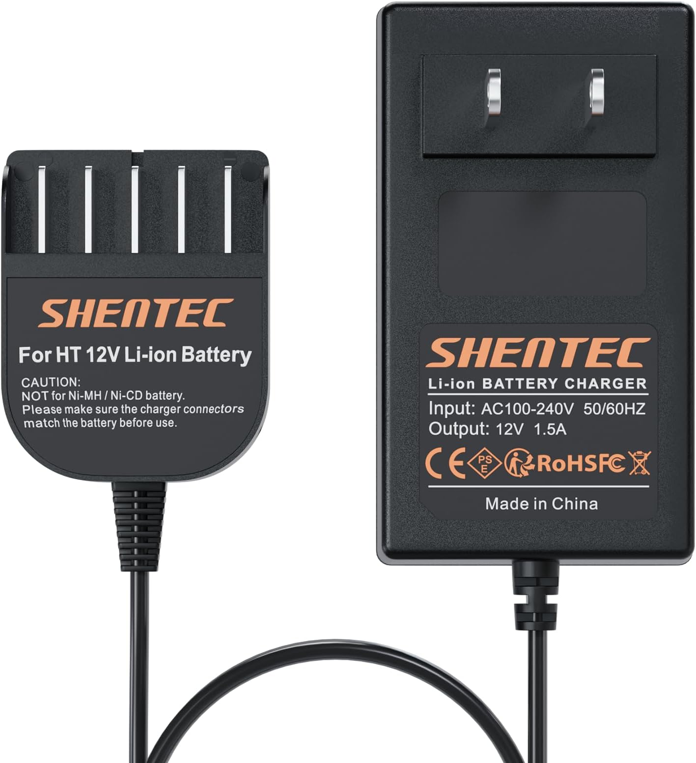 Shentec 10.8V-12V Li-ion Battery Charge Compatible with Hitachi BCL1015
