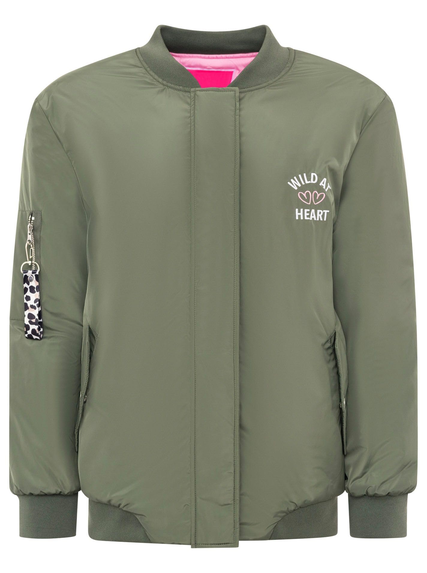 Zwillingsherz Damen Jacke Bomberjacke Wild at Heart Beige Creme Kahki Olive bequeme Passform schützen zuverlässig vor Wind
