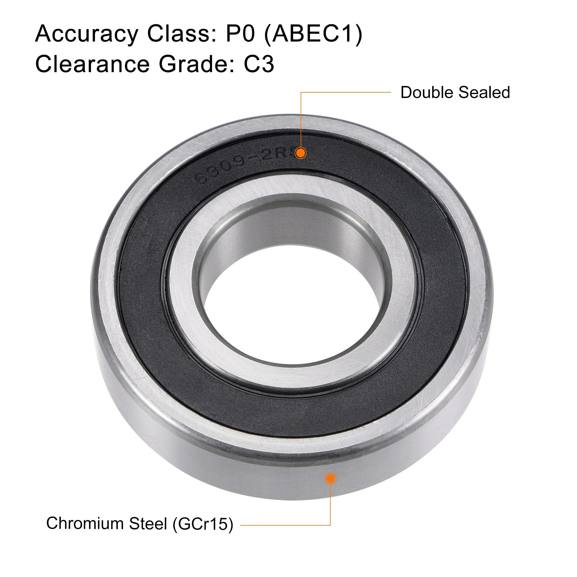6309-2Z/C3 SKF | Rodamiento De Bolas, 6309-2Z/C3 SKF C3 De Acero