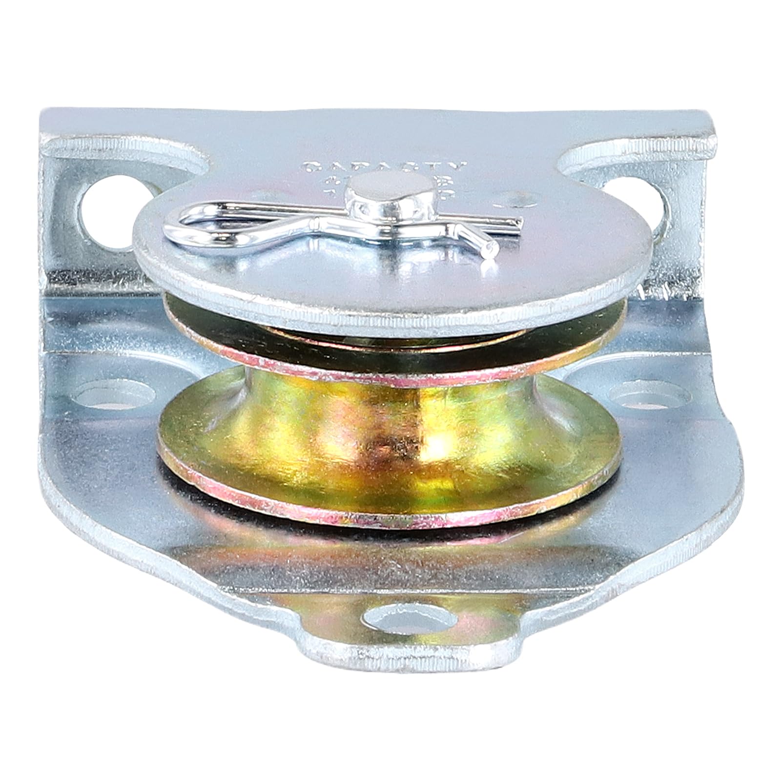 4 Pulegge In Acciaio Zincato Per Funi - Diametro 37mm, Portata 190kg, Con Viti Per Montaggio