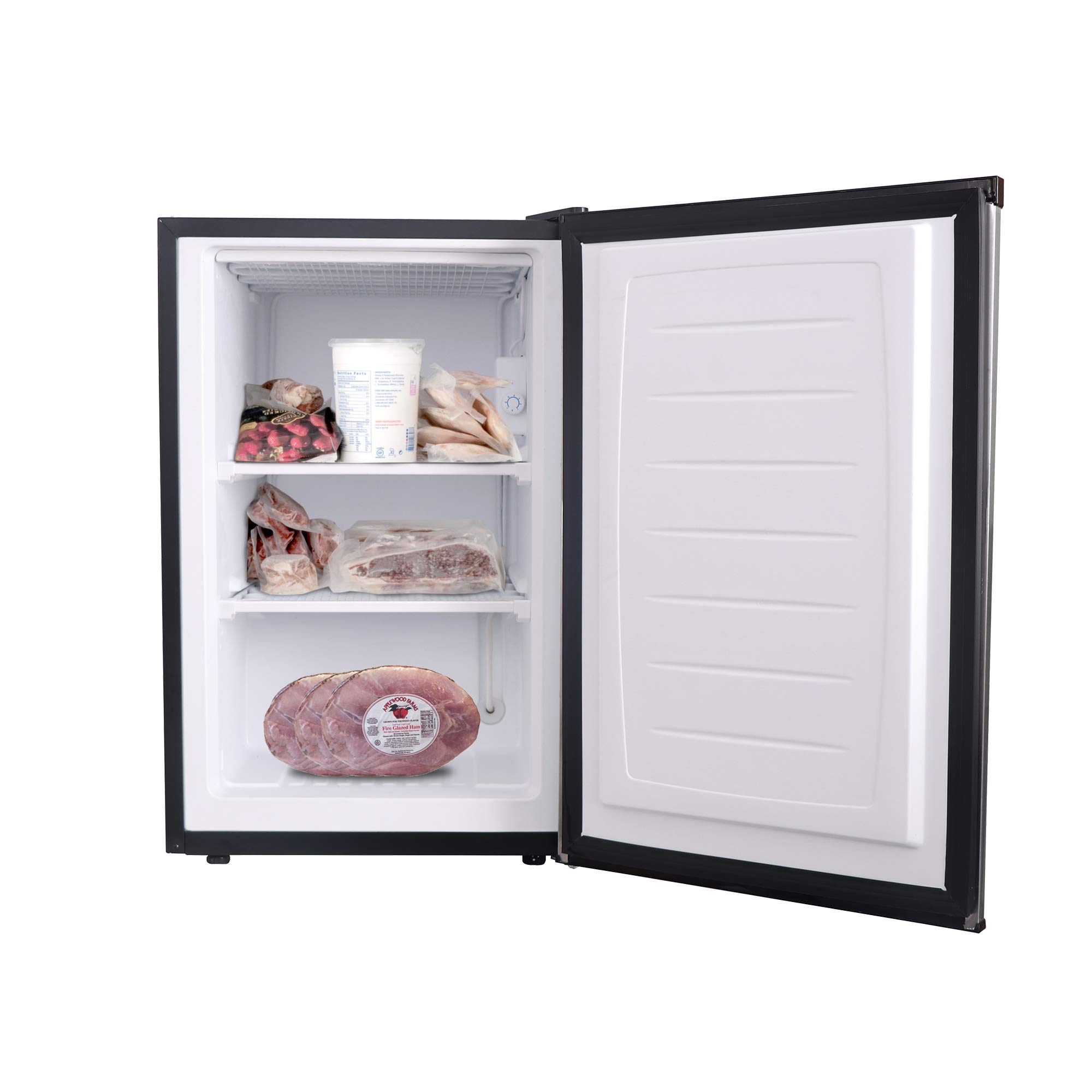 Equator Advanced Appliances Conserv 3 Cu. Ft. Midi Upright Freezer, Stainless on Fridge.com - View 5